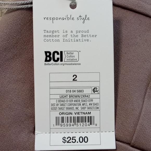 A New Day Size 2R stretch skinny ankle high rise fitted hip & thigh pants - Picture 5 of 10